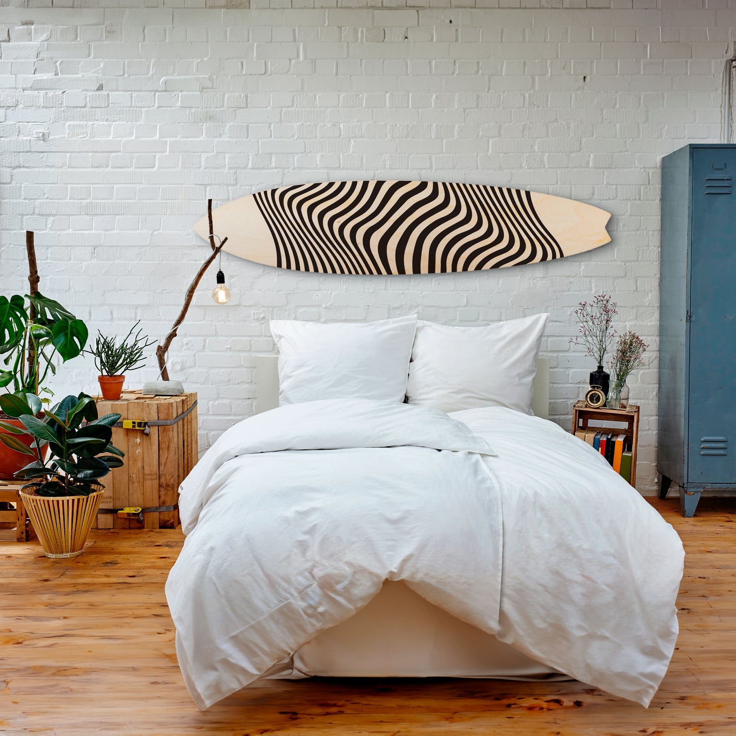 ILLUSIONARY FLOW Decorative Plywood Surfboard