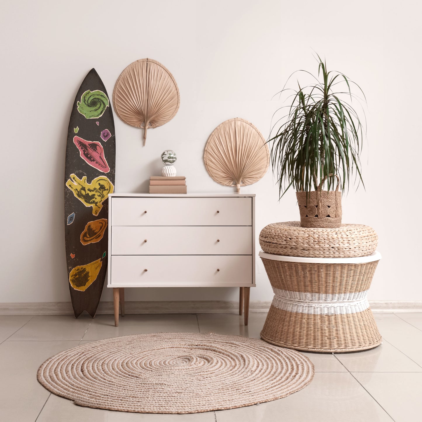 GALAXY MORSEL Decorative Plywood Surfboard