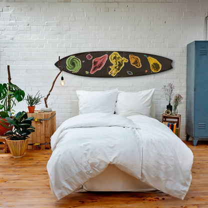 GALAXY MORSEL Decorative Plywood Surfboard
