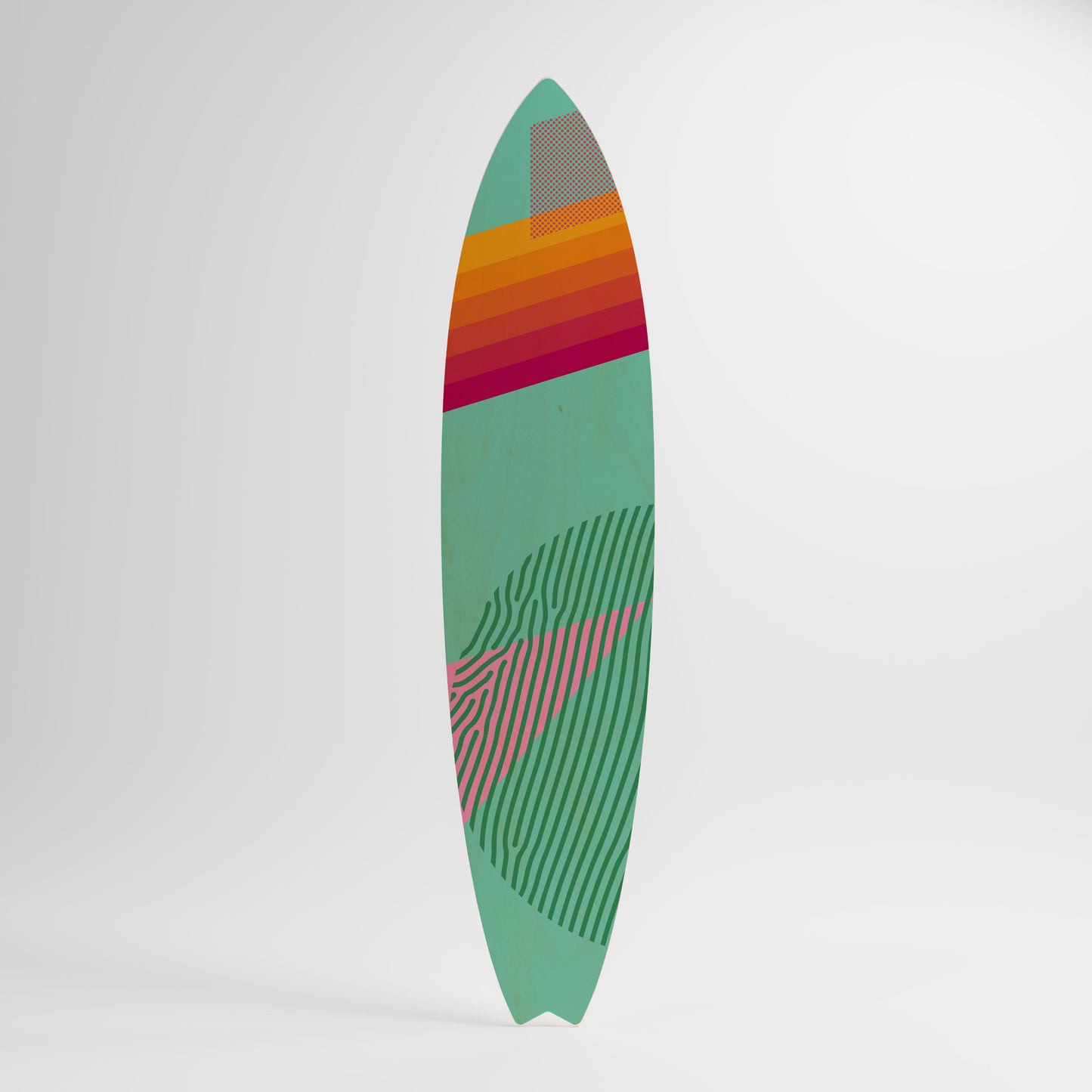 DAILY RADIANCE Decorative Plywood Surfboard