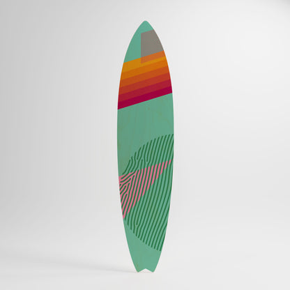DAILY RADIANCE Decorative Plywood Surfboard