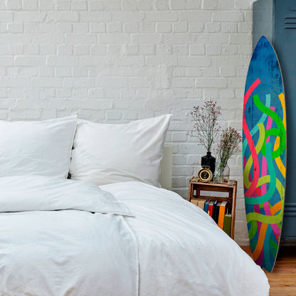 STREAMER TANGLE Surfboard Decorative Panel