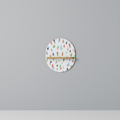 ENERGETIC SPOT Mensola ovale in effetto rovere