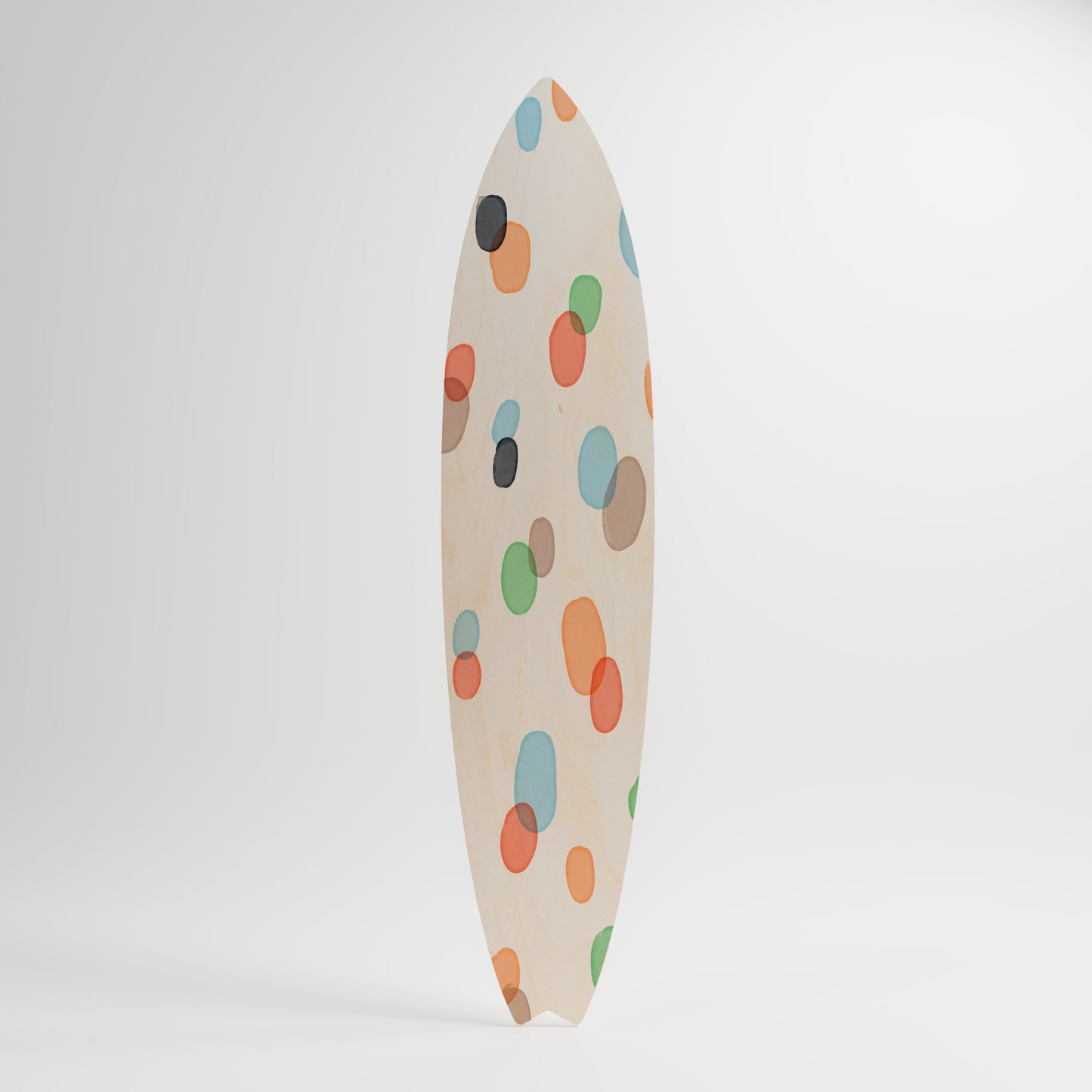 ENERGETIC SPOTS Decorative Plywood Surfboard