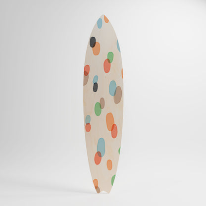 ENERGETIC SPOTS Decorative Plywood Surfboard