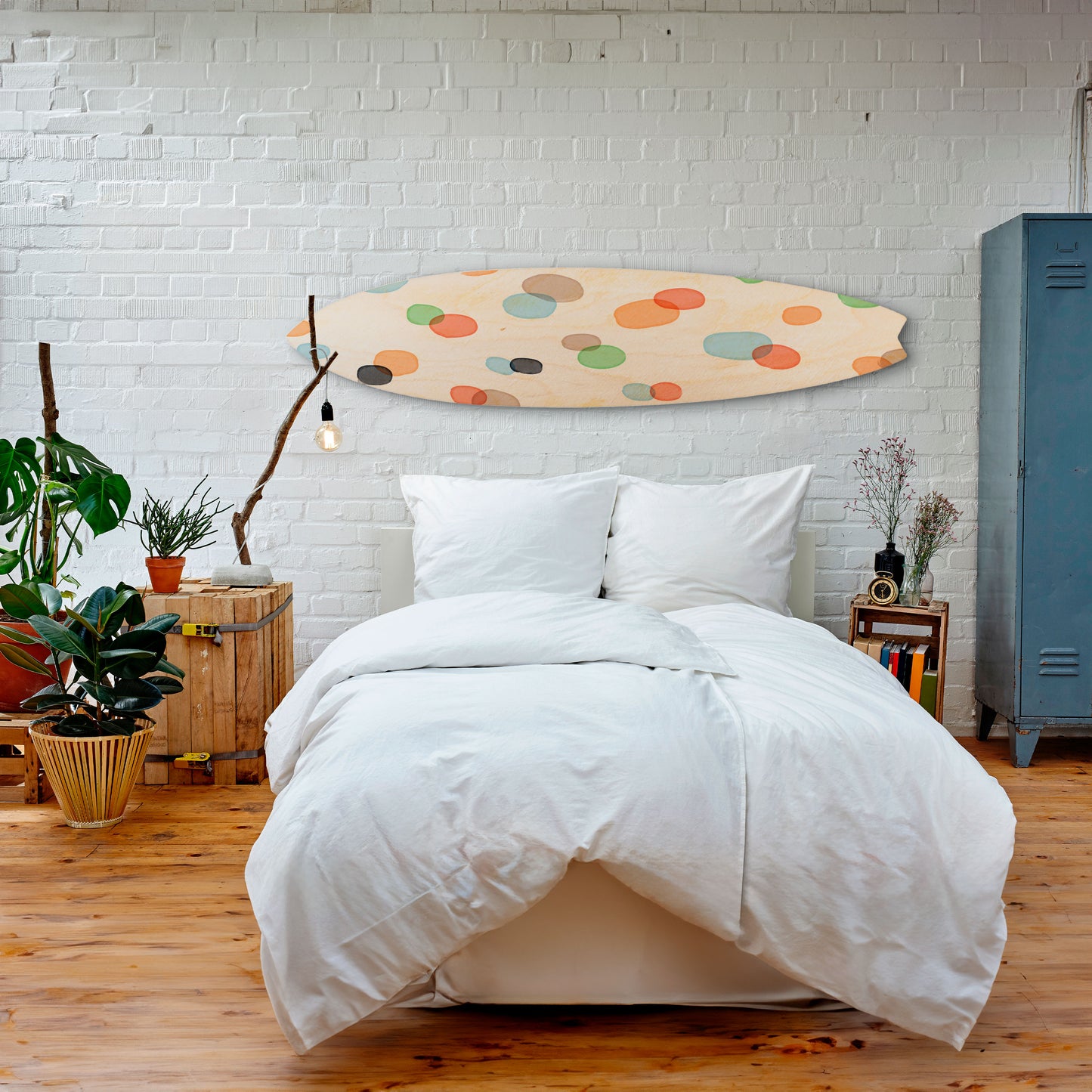 ENERGETIC SPOTS Decorative Plywood Surfboard