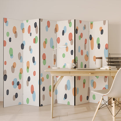 ENERGETIC SPOTS Divisorio decorativo per ambienti a 6 pannelli
