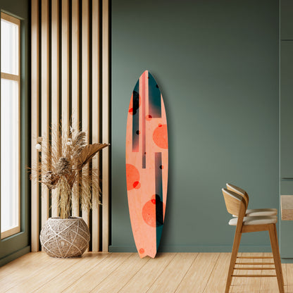BLUSHED SPECTRUM Decorative Plywood Surfboard