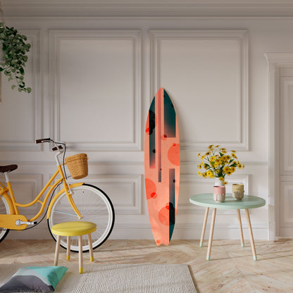 BLUSHED SPECTRUM Decorative Plywood Surfboard