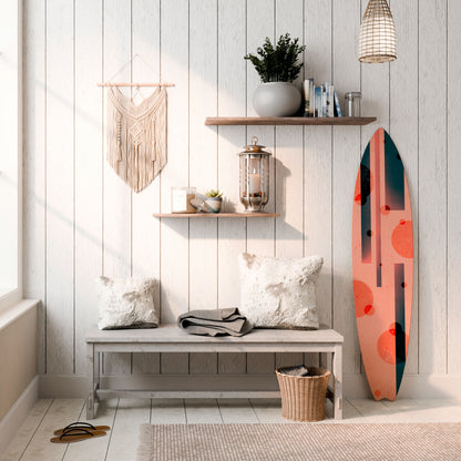 BLUSHED SPECTRUM Decorative Plywood Surfboard