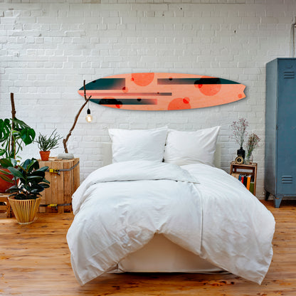BLUSHED SPECTRUM Decorative Plywood Surfboard