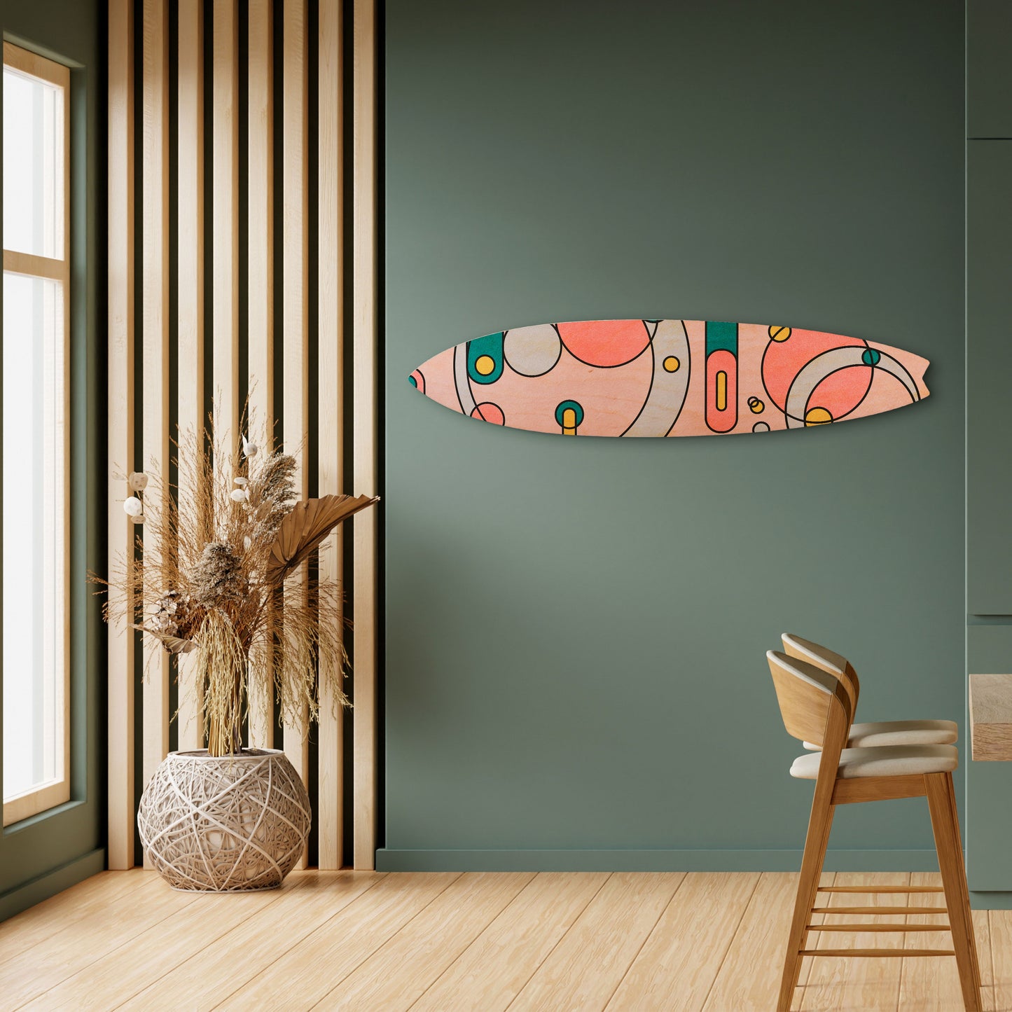 GOSSAMER ECHOES Decorative Plywood Surfboard