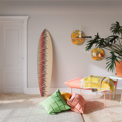 CHROMA CONTOURS Decorative Plywood Surfboard