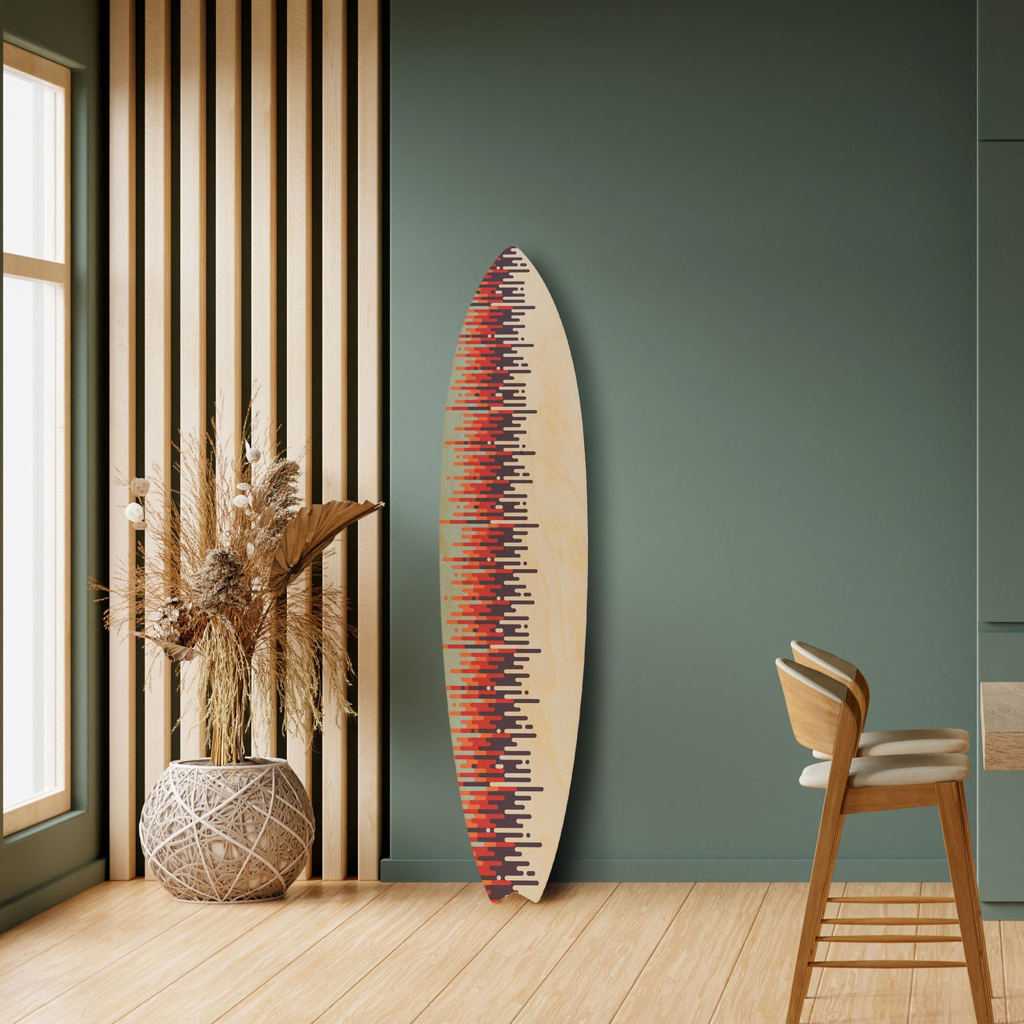 CHROMA CONTOURS Decorative Plywood Surfboard