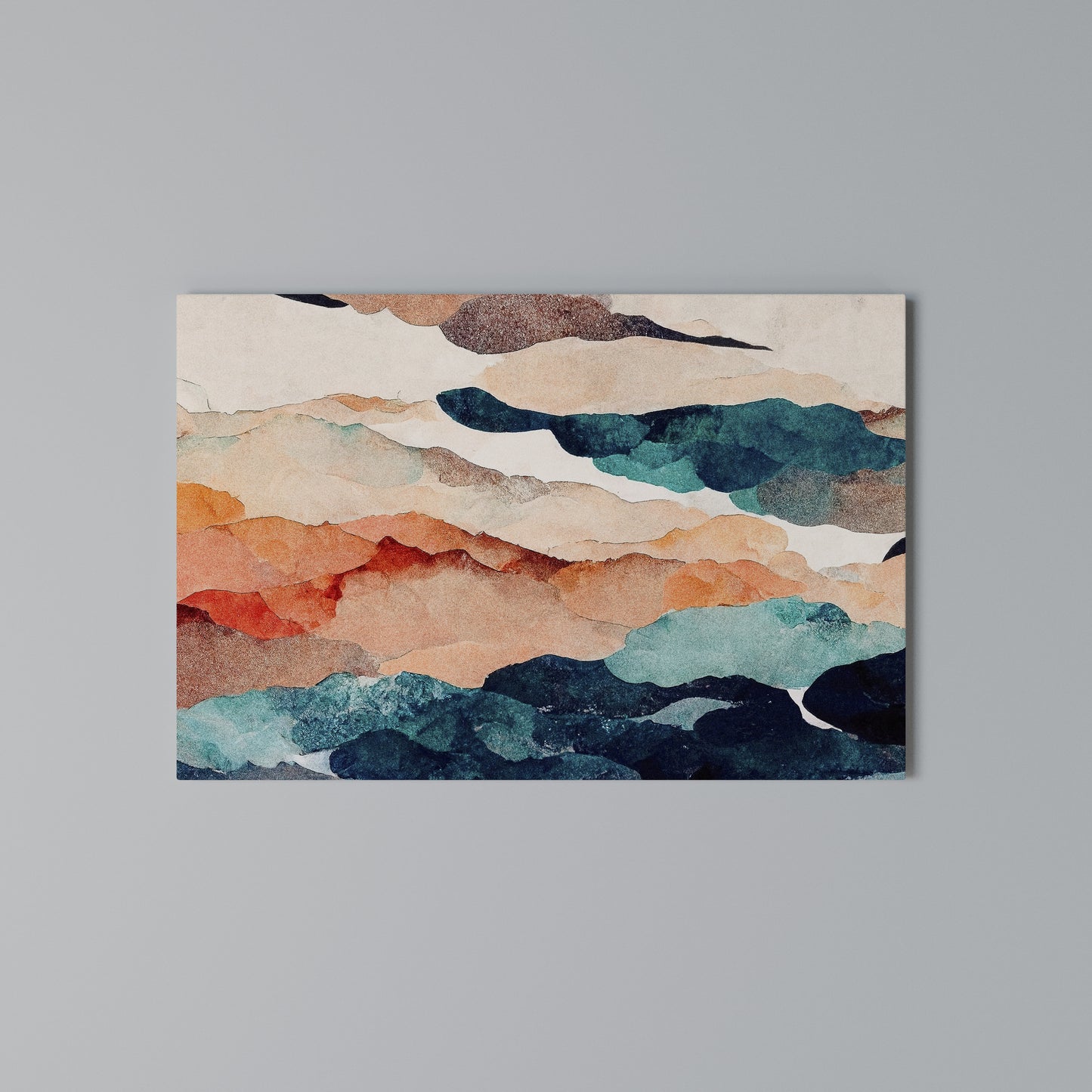 ABSTRACT LANDSCAPE Stampa su tela orizzontale