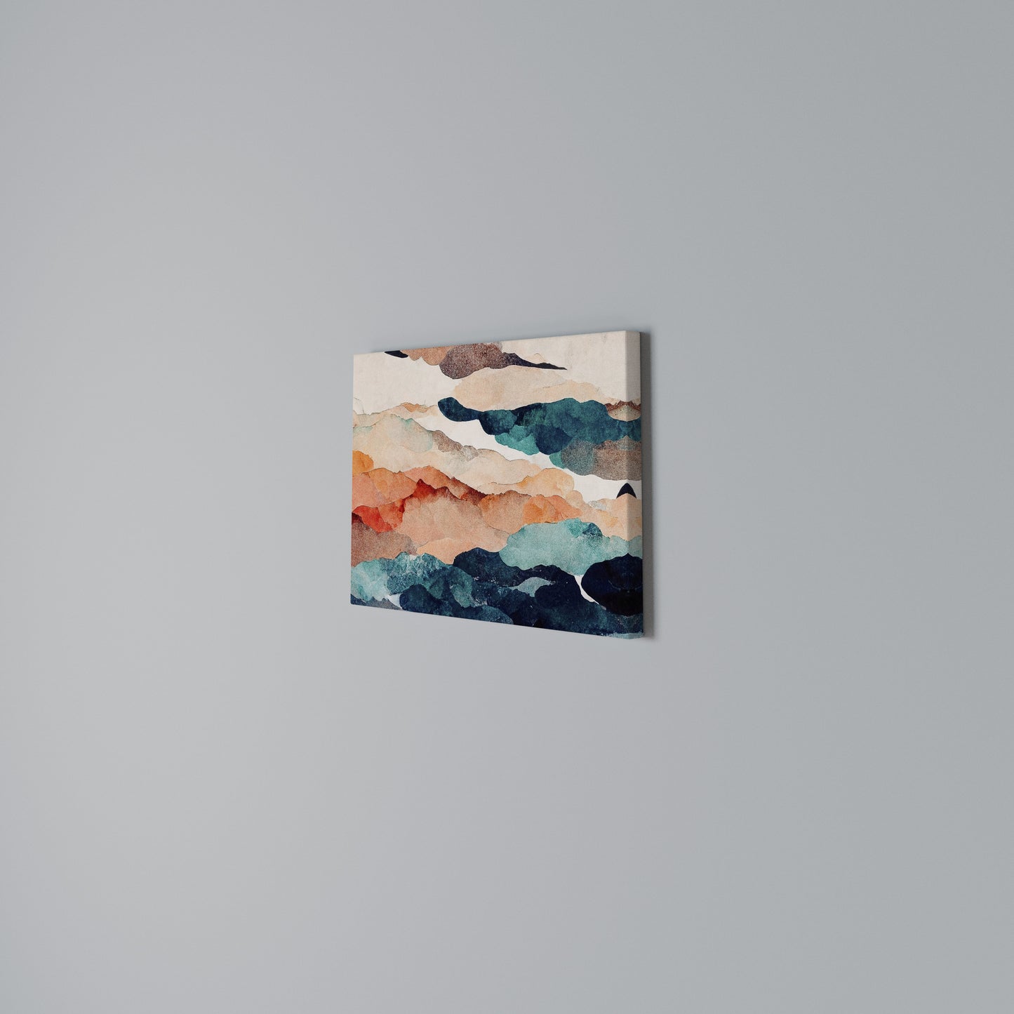 ABSTRACT LANDSCAPE Stampa su tela orizzontale