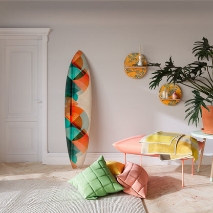 CIRCULAR RHAPSODY Decorative Plywood Surfboard