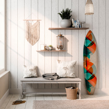 CIRCULAR RHAPSODY Decorative Plywood Surfboard