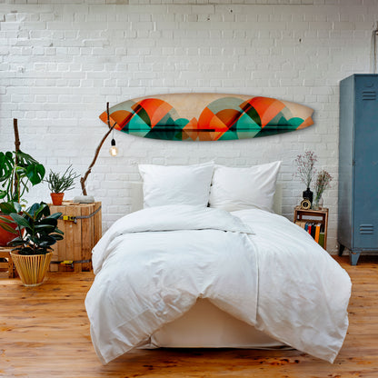 CIRCULAR RHAPSODY Decorative Plywood Surfboard