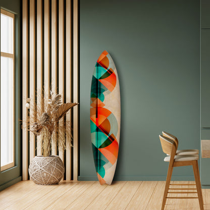 CIRCULAR RHAPSODY Decorative Plywood Surfboard