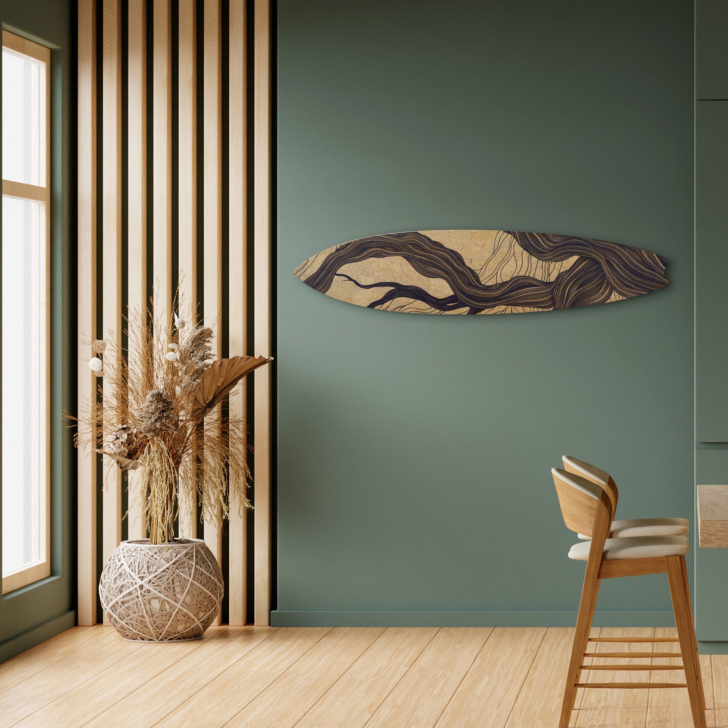 UNIFIED FRAGMENTS Decorative Plywood Surfboard