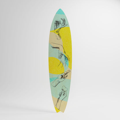 BODY LANGUAGE Decorative Plywood Surfboard