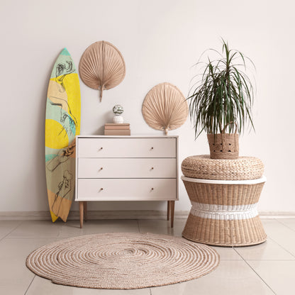 BODY LANGUAGE Decorative Plywood Surfboard