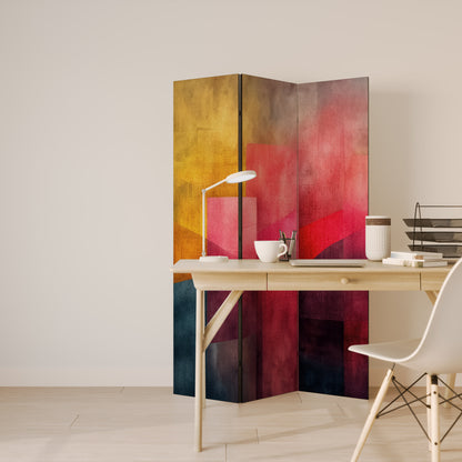 Pareti divisorie decorative a 3 pannelli COLORFUL SOUNDS