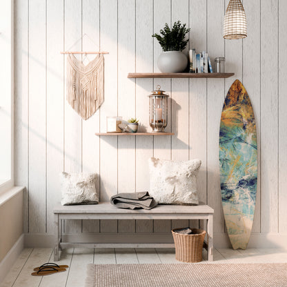 ABSTRACT THOUGHTS Decorative Plywood Surfboard
