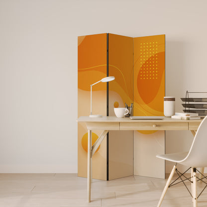 ORANGE ARRANGEMENT - Divisorio decorativo per ambienti a 3 pannelli