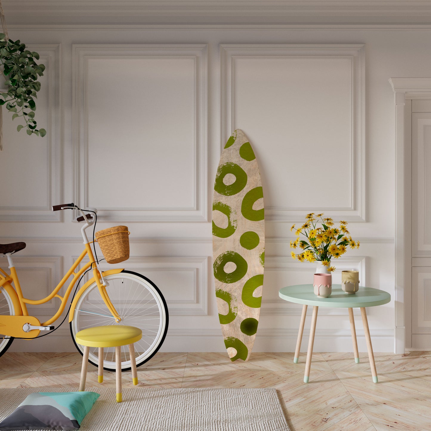GREEN RHAPSODY Surfboard Decorative Panel