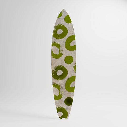 GREEN RHAPSODY Decorative Plywood Surfboard