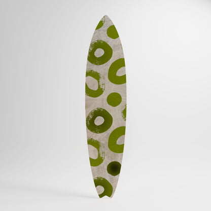 GREEN RHAPSODY Decorative Plywood Surfboard