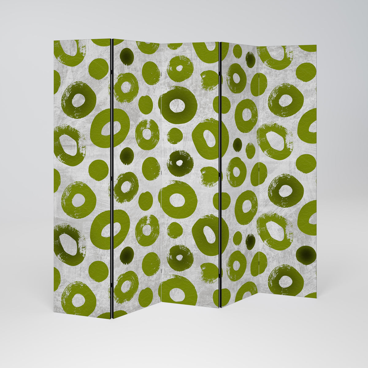 GREEN RHAPSODY Paravento Decorativo a 5 Pannelli