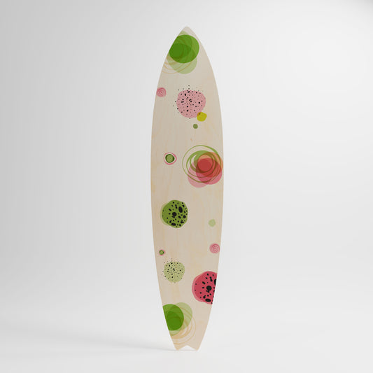 COLORFUL COSMOS Decorative Plywood Surfboard