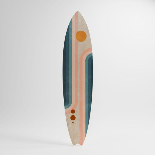 TWO HALVES Decorative Plywood Surfboard