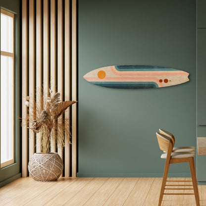 TWO HALVES Decorative Plywood Surfboard