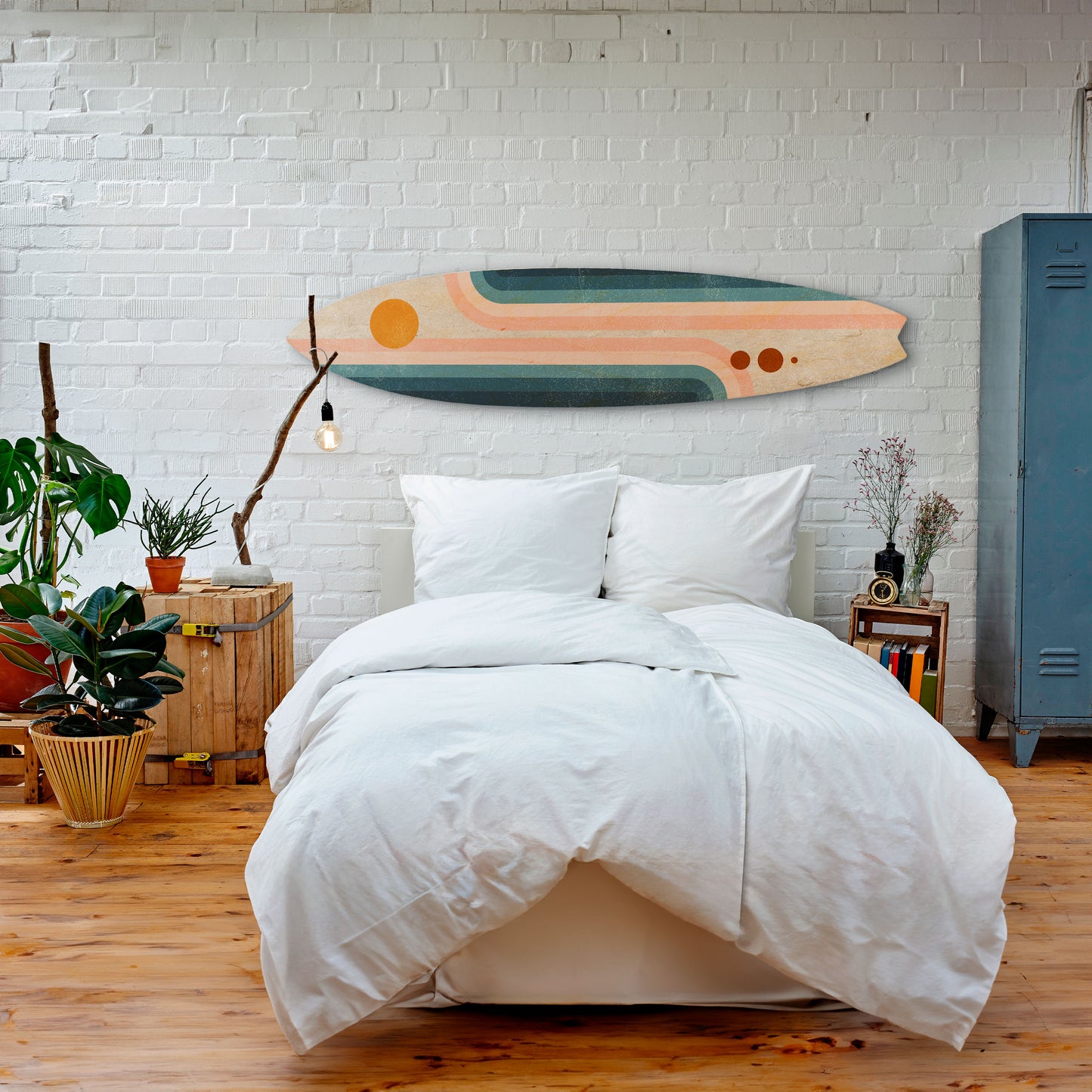 TWO HALVES Decorative Plywood Surfboard