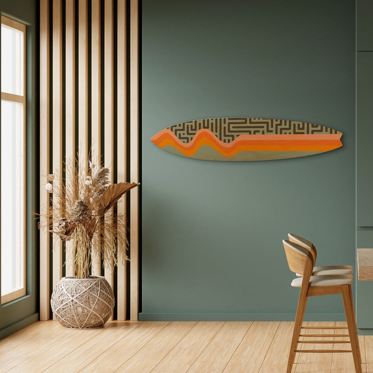 SIMPLE SOLUTIONS Surfboard Decorative Panel