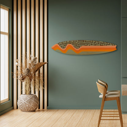SIMPLE SOLUTIONS Surfboard Decorative Panel