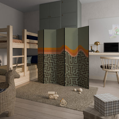 SOLUZIONI SEMPLICI Divisorio decorativo per ambienti a 5 pannelli
