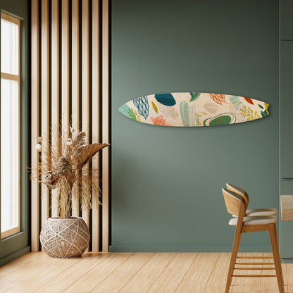 BOTANICAL HURRICANE Decorative Plywood Surfboard