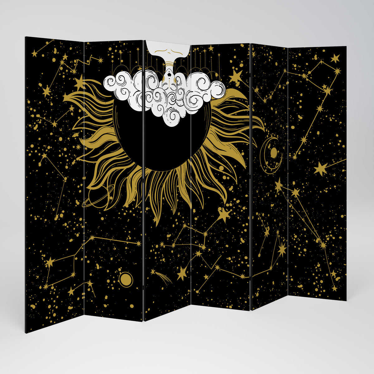 STELLAR CONSTELLATIONS Paravento Decorativo a 6 Pannelli