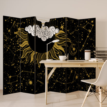 STELLAR CONSTELLATIONS Divisorio decorativo per ambienti a 6 pannelli