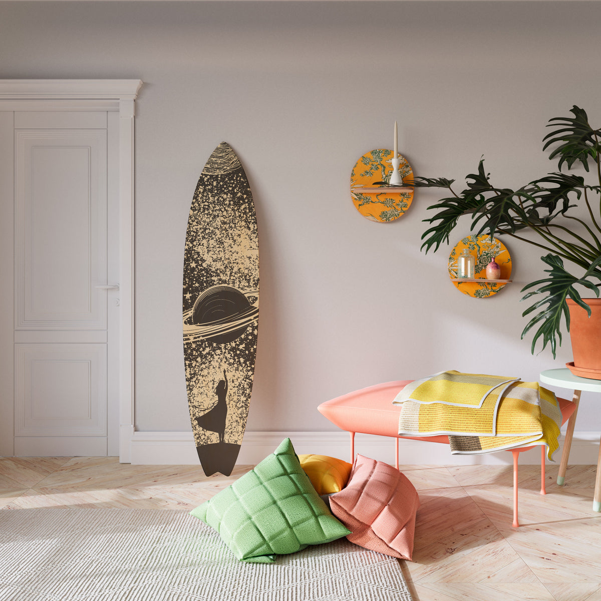 BRILLIANT UNIVERSE Surfboard Decorative Panel