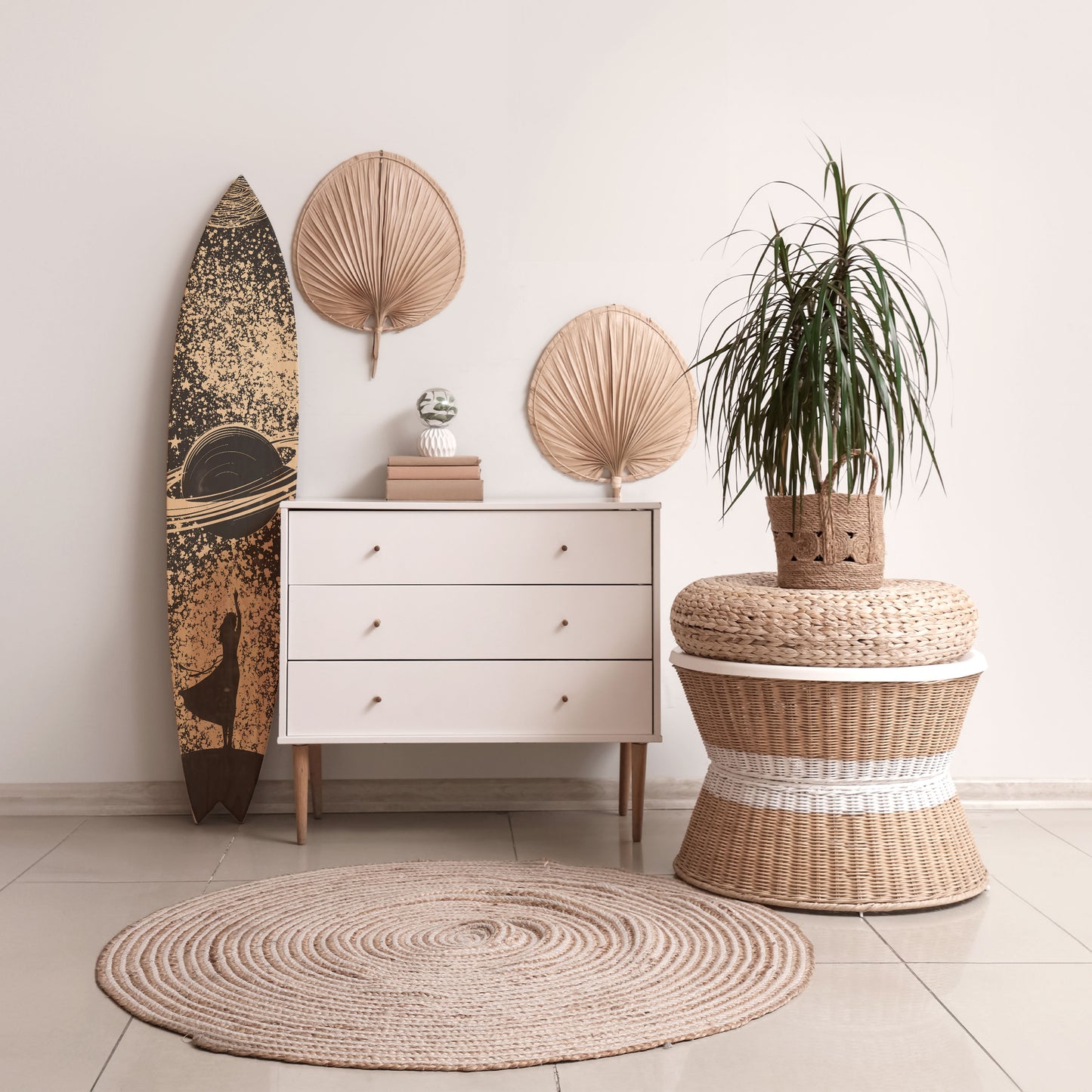 BRILLIANT UNIVERSE Decorative Plywood Surfboard