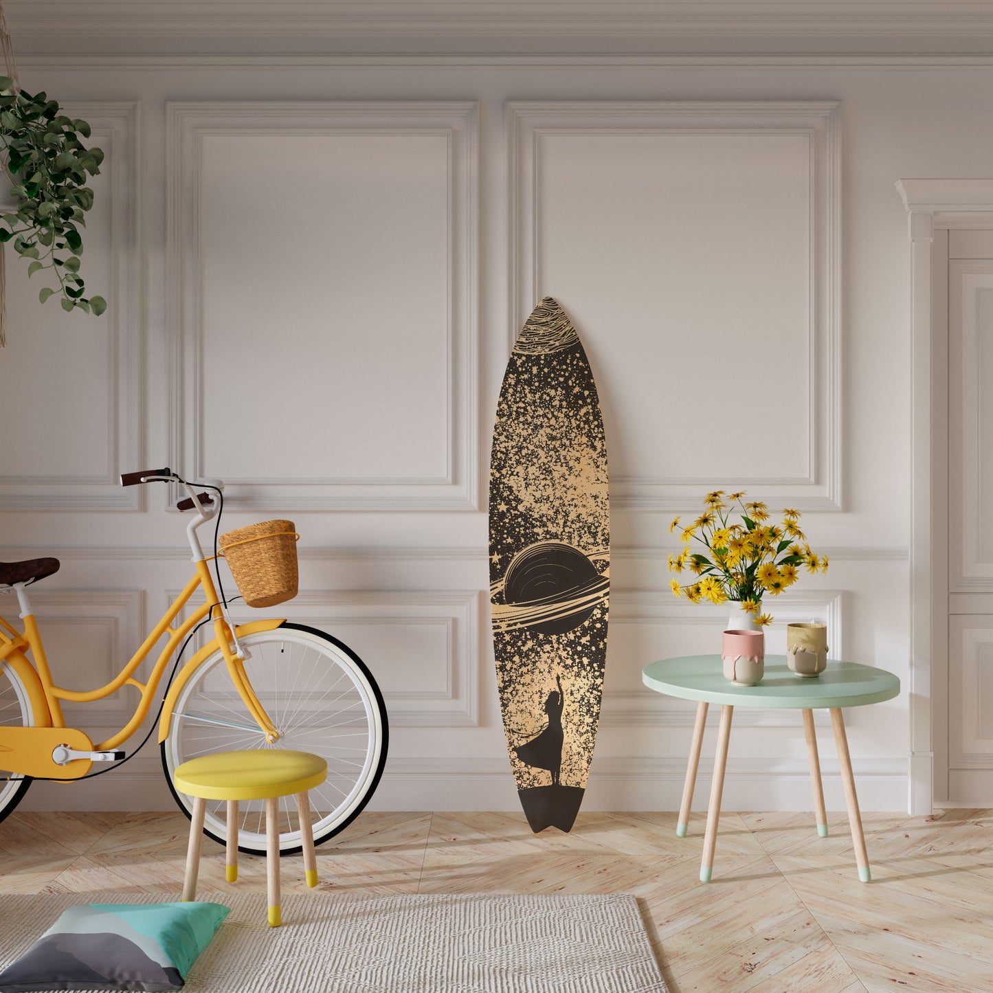BRILLIANT UNIVERSE Decorative Plywood Surfboard