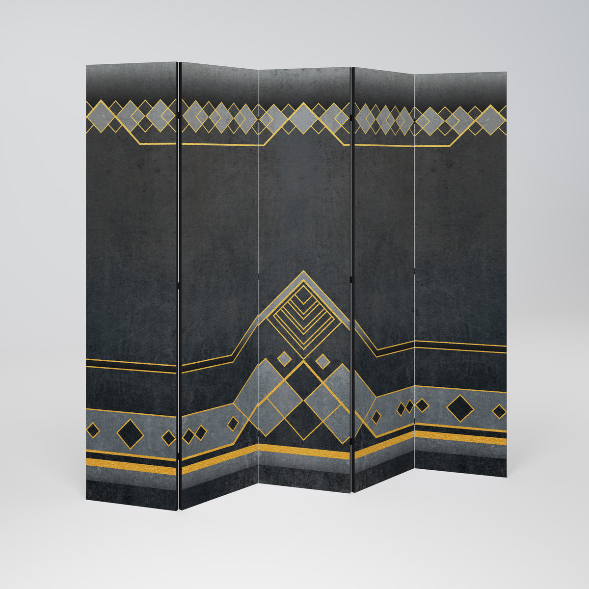 ROYAL ORDINARINESS Decorative 5-Panel Room Divider
