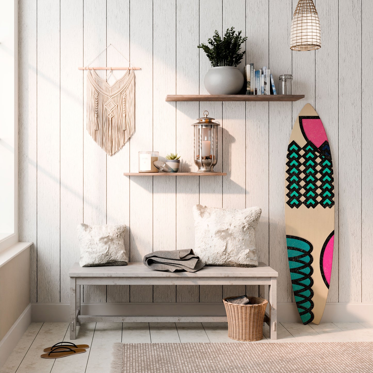 GEOMETRIC RHAPSODY Surfboard Decorative Panel