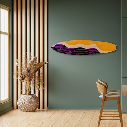 INDEPENDENT BORDER Decorative Plywood Surfboard